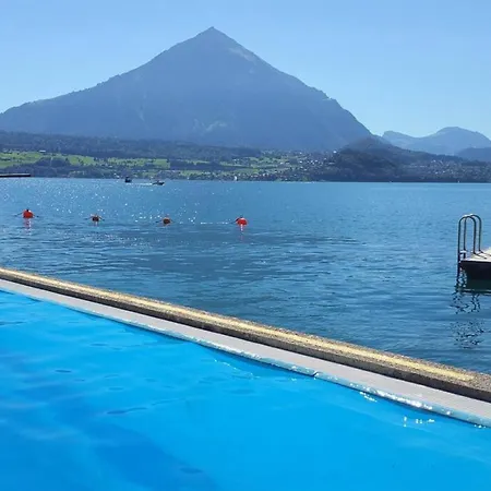 Lejlighed Thun Alps Scenic Views And Concierge By Swisshut *
