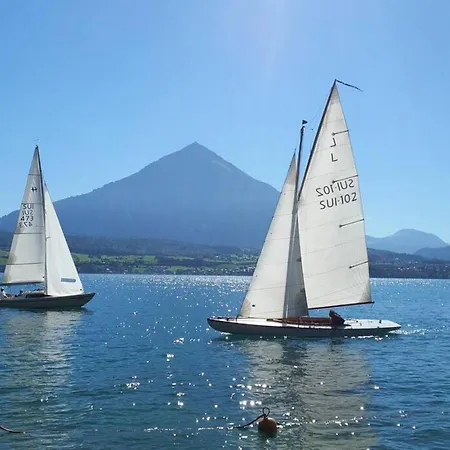 Lejlighed Thun Alps Scenic Views And Concierge By Swisshut