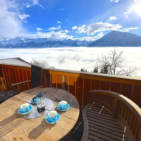 Appartamento Lake Thun Alps Scenic Views And Concierge By Swisshut Sigriswil