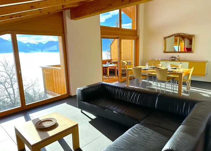 Lejlighed Thun Alps Scenic Views And Concierge By Swisshut